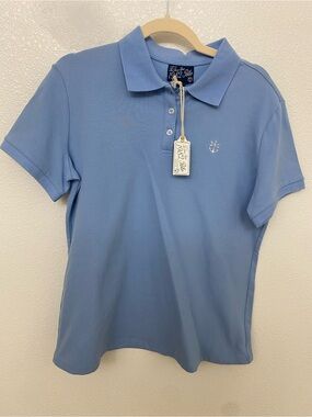 Kiel James Patrick Women’s Light Blue Polo Shirt